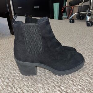 Black Suede Ankle Boots